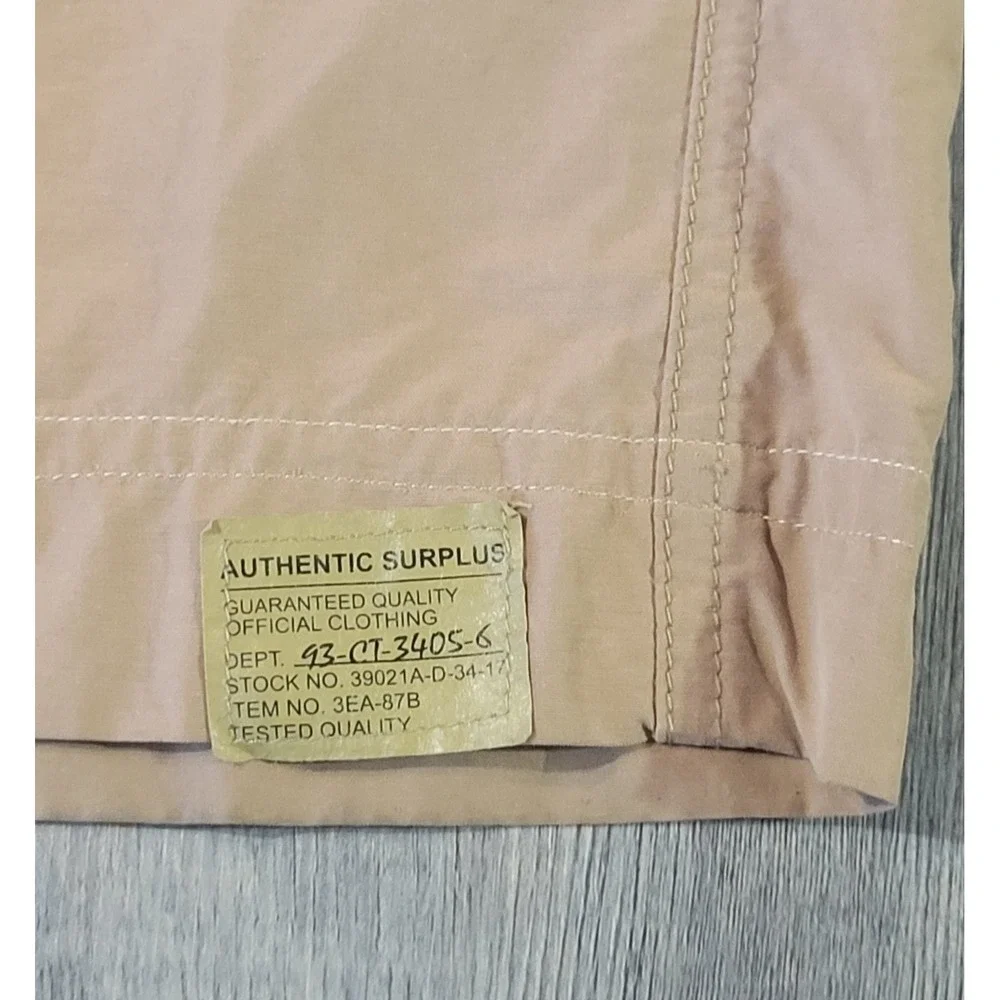 OTB One Tough‎ Brand Mens 30x32 Surplus Cargo Tan Lightweight Pant Vtg